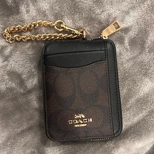 Small Coach cardholder/coin purse